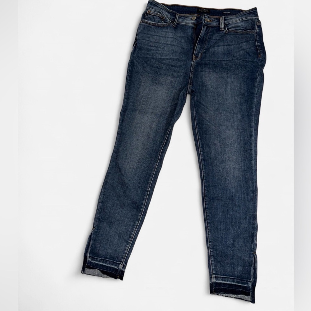 Judy Blue High Rise Dark Skinny Blue Jeans Women’s Size 15 - Picture 5 of 11